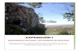 Expedición I · 2015. 2. 26. · EXPEDICIÓN I MONUMENTO NATURAL LOS MORROS DE MACAIRA Salida expedicionaria hacia el Monumento Natural Los Morros de Macaira. Municipio José Tadeo