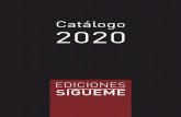 Catálogo 2020 - sigueme.esCencini señala la meta de una formación que defina la persona de cada uno en un contex-to comunitario, y también el plan general en que se encuadra: el