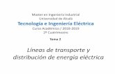Master en Ingeniería Industrial Universidad de Alcalá ... 2...medio de conductores y que opera a una tensión mayor a 1 kV con señal DC o AC sinusoidal de 50 Hertz. (RLAT) Introducción