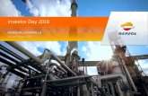 Investor Day 2018 - REPSOL...con 2016 Activos en refino, gas, química y marketing Ventaja competitiva por modelo integrado 8 Venta combustibles líquidos: Doméstico: 76 kbpd (38%