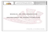 MANUAL DE ORGANIZACIÓN SECRETARÍA DE OBRAS PÚBLICAS.temixco.gob.mx/wp-content/uploads/2020/09/MANUAL-DE... · 2020. 9. 2. · manual de organ clave: ayt h. ayuntamiento de temixco