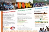 1DÍA - Valle de Los Molinos · 2014. 10. 13. · Granja escuela + artesanía Espeleología: descenso a simas Kayak iniciación + inventario ﬂorístico Aventura: paintball + Parque