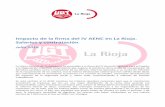 Impacto de la firma del IV AENC en La Rioja. Salarios y contratación · 2020. 3. 2. · el recientemente firmado IV Acuerdo para el Empleo y Negociación Colectiva (AENC). De modo