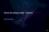 Teoría de Campos 2020 - Prácticamaterias.df.uba.ar/tdca2020c1/files/2012/07/PDF-VIDEO-06.pdf · TeoríadeYukawa Motivación:Describirlainteracciónfuerte L = 1 2 (@ ˚)(@ ˚) 1