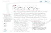 McAfee Endpoint Protection for SMB - satinfo.es · McAfee Endpoint Protection for SMB ofrece Protección integral frente a ciberataques con McAfee Global Threat Intelligence. solo