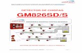 DETECTOR DE CHISPAS GM826SD/S...Pza. 1 GM-FLATC-1 Cable comunicación GMALM15SWM con módulo GM826SD/S. IP=54 GMCT6MS GMCT6M S IP=54 NOTA : CONFIGURACION BASICA; COMO CONFIGURACION