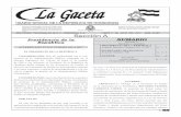 EMPRESA NACIONAL DE ARTES GRÁFICAS E.N.A.G. AÑO CXXXIX …transparencia.scgg.gob.hn/descargas/ACUERDO_EJECUTIVO... · 2017. 8. 10. · 1 La Gacea B Sección B Aiss Leaes REBLA DE