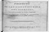 LEY CONSTITUTIVA · 2018. 8. 22. · LEY CONSTITUTIVA DEL EJERCITO, PRESENTADO A LAS CORTES •^0r /í7.r comisiones reunida^ de organización • de fuerza armada y Üe milicias.