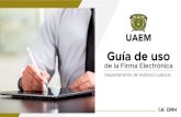 Junio 2020 - Universidad Autónoma del Estado de MéxicoPara saber más acerca de la firma electrónica en la UAEM puedes consultar el sitio web: 1 Junio 2020 Contacto drh@uaemex.mx