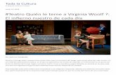 Toda la Cultura - Solange Lackington · 2018. 10. 17. · Toda la Cultura El blog de Tuiteros Cultura JULIO 19, 2018 #Teatro Quién le teme a Virginia Woolf ?: El infierno nuestro