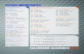FECHAS IMPORTANTES - Universidad de Guanajuato · 2016. 4. 28. · FECHAS IMPORTANTES CALENDARIO ACADÉMICO 2014 SEMESTRAL CUATRIMESTRAL DR. JOSÉ MANUEL CABRERA SIXTO Rector General