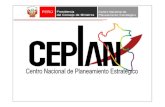 Planeamiento Estratégico. “Plan Estratégico de Desarrollo ... · Planeamiento Estratégico. “Plan Estratégico de Desarrollo Nacional - Perú al 2021”. y su articulación
