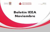 Boletín IEEA Noviembre148.235.147.195/boletin-ieea/noviembre-2019.pdf · 2019. 11. 29. · Boletín IEEA · Noviembre · Página 2 El Instituto Estatal de la Educación para los