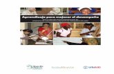 Aprendizaje para mejorar el desempeño · revisadas de la guía y herramientas de Aprendizaje para mejorar el desempeño en Bangladesh, Etiopía, Malí y Ruanda. Esta publicación
