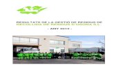 RESULTATS DE LA GESTIÓ DE RESIDUS DE RECOLLIDA ......- La implantació de la recollida selectiva dels residus a tots els municipis de Catalunya, independentment del seu número d’habitants.