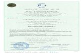 Site Certificate - ISO 9001 - Metran, Chelyabinsk, RU - EN...GOST ISO 900122015 (ISO 9001:2015) (The Appendix is an integral part hereof) POCC RU.ØK82.K00098 Registr 08.2018 Re pocc