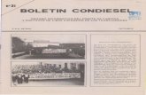 o!!. BOLETIN CONDIESE€¦ · BOLETIN CONDIESE ORGANO INFORMATIVO DEL COMITE DE FABRICA (