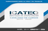 CATLOO DE CURSOS · 2020. 1. 9. · catloo de cursos 201 2020 especialidad no. clave nombre de curso horas documento mecÁnica automotriz (08mt2011c) 1 0063ext-08mt0214-80 reparaciÓn