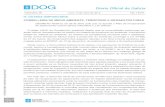 Decreto DOG Luns, 13 de maio de 2013 · adxacente ao límite do espazo natural. d) Pozas de Olveira, no Parque Natural do Complexo Dunar de Corrubedo e lagoas de ... 800 metros do