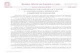Boletín Oficial de Castilla y León...El artículo 73.1 del Estatuto de Autonomía de Castilla y León, atribuye a la Comunidad de Castilla y León la competencia de desarrollo legislativo