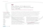 McAfee Endpoint Protection Essential for SMB...McAfee® Endpoint Protection for SMB ofrece a su empresa una protección McAfee Endpoint Protection Essential for SMB ofrece seguridad