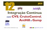 j820 12 cruise - Argo Navisargonavis.com.br/cursos/java/j820/j820_12_cruise.pdfThoughtWorks CruiseControl (suporta Ant, JUnit, vários SCM) UrbanCode AntHill (suporta Ant, JUnit, CVS*)