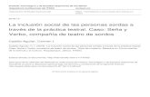 Castillo-Aguilar, Carmen I. - mediacionartistica · 2019. 2. 15. · Instituto Tecnológico y de Estudios Superiores de Occidente 2018-12 La inclusión social de las personas sordas