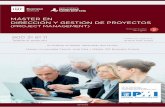 MÁSTER EN DIRECCIÓN Y GESTIÓN DE PROYECTOSimf-portugal.pt/media/1401/pdf-programa-curso-master...de las organizaciones. • Conocer en profundidad los métodos, sistemas y herramientas