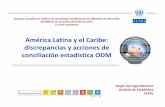 América Latina y el Caribe: discrepancias y acciones de ... · ODM (véase Quiroga, Stockins y Azocar, 2009) Objetivo: que en la región se cuente con directrices metodológicas