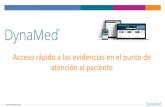 Acceso rápido a las evidencias en el punto de atención al paciente · 2019. 10. 17. · Contenido basado en evidencias Sumarios clínicos, información detallada & acceso a los