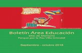 Ilustración: La Espora Creatividad Boletín Área Educaciónvillagrimaldi.cl/wp-content/uploads/2019/04/Boletin-septiembre-octu… · trabajo y la vida colectiva. Los procesos de