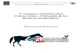 6º Congreso Nacional sobre Conservación y Utilización de ...3...Revista Mexicana de Agroecosistemas | Vol. 4 (2) (Suplemento 3), 2017, 12 13 de octubre | ISSN: 2007 9559 Memoria