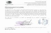 OFICIALÍA MAYOR DIRECCIÓN GENERAL DE SEGURIDAD OFICIO ... · OFICIO NÚMERO DGS/0001/2016 PODOIJUDIOALDElAFB>EMCION ----- COA1tDE1US11CIADELA MEXICO, , D.F., a 4 de Enero de 2016
