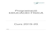 Programació EDUCACIÓ FÍSICA - IES BENDINAT · interdisciplinarietat i transversalitat. 9. atenciÓ i mesures extraordinÀries per l’alumnat itinerant o proedent d’altres sistemes