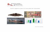 Perfil Logístico para el mercado de Colombia · Análisis de la cadena logística de productos peruanos para el mercado de Colombia Respecto a la infraestructura de Colombia, sus