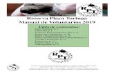 Reserva Playa Tortuga Manual de Voluntarios 2019€¦ · Playa Tortuga está localizada en el bosque tropical lluvioso, que incluye hábitats como pasto, pantanos, estuarios, arrecifes