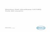 Dell UltraSharp U2718Q Guía del usuario · PDF file 2019. 11. 7. · Display Manager (DDM) Organizaciócn fácil y otras funciones clave Seguridad Ranura de bloqueo de seguridad (bloqueo