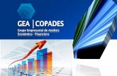 Grupo Empresarial de Análisis Económico - Financiero · presentación de un informe de análisis de la situación económico-financiera de frecuencia mensual, elaborado con criterios