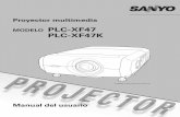Proyector multimedia - Panasonic · Este proyector multimedia está diseñado con la tecnología más avanzada para obtener portabilidad, durabilidad ... el proyector sobre una cama,