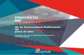 2017 oñal eara pnóe PROYECTO yal Casti DE PRESUPUESTOS e …DE+MEDIDAS... · 2017. 5. 4. · Castilla y León; 15/2010, de 10 de diciembre, de Prevención de la Contaminación Lumínica