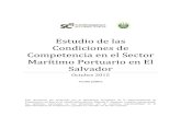 Estudio de las Condiciones de Competencia en el Sector ...€¦ · V. CARACTERIZACIÓN DE LA OFERTA Y DEMANDA DE LOS SERVICIOS MARÍTIMOS PORTUARIOS EN EL SALVADOR ... Infraestructura