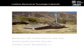 Manual de construcción del deshidratador solar Aureliano ... · comercialización, algunas medidas de las maderas y de tornillos se expresan en el Sistema Inglés) Muro 2 8 5 N Las