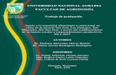 UNIVERSIDAD NACIONAL AGRARIA FACULTAD DE AGRONOMÍArepositorio.una.edu.ni/3331/1/tns01o48.pdf · 2014 UNIVERSIDAD NACIONAL AGRARIA FACULTAD DE AGRONOMÍA Trabajo de graduación Aporte