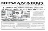 SEMANARIOdspace.utalca.cl/retrieve/2933/semanario1_7.pdfde tal modo que desarrolle allí un modelo de producción para caracoles de tierra. El Centro de Pomáceas de la Universidad