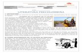 GU£†A LITERATURA LITERATURA PRECOLOMBINA Dentro de las sociedades ind£­genas precolombinas, la literatura