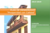 PLAN DE DESARROLLO “Prosperidad con Calidad” · 2014. 9. 12. · 2013-2019 PLANEACIÓN INSTITUCIÓN TECNOLÓGICA COLEGIO MAYOR DE BOLÍVAR 2013-2019 PLAN DE DESARROLLO “Prosperidad