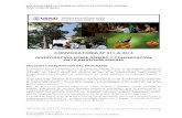 INICIATIVA PARA LA CONSERVACIÓN EN LA AMAZONÍA ...files.pucp.edu.pe/agenda/wp-content/uploads/2014/06/...INICIATIVA PARA LA CONSERVACIÓN EN LA AMAZONÍA ANDINA ICAA Unidad de Apoyo