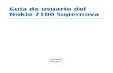 Guía de usuario del Nokia 7100 Supernova - Euskaltel€¦ · LA PRECAUCIÓN EN CARRETERA ES LO PRINCIPAL Respete la legislación local. Tenga siempre las manos libres para maniobrar