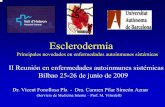 Esclerodermia - fesemi.org...Esclerodermia difusa 2,730 0,001 Edad de comienzo 1,079 0,0001 Fibrosis pulmonar 2,463 0,003 HTAP 2,802 0,0001 Crisis renal 30,062 0,0001 Esclerodermia
