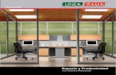 Ofitek, Mobiliario para Oficinas. Muebles, Sillas, Sillones, …ofitek.com.mx/informacion/catalogo/linea_Italia2008.pdf · 2008. 8. 11. · Línea Italia, la marca de muebles modulares